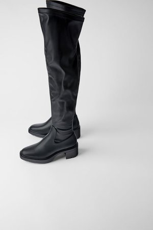 Zara Overknee boots 4300 р.