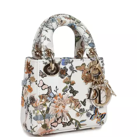 Christian Dior Micro Lady Dior with Small Trunk Multicolor Embroidered – Madison Avenue Couture