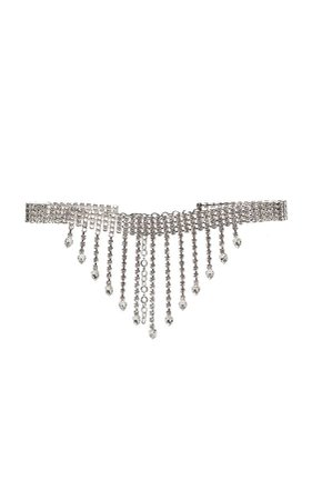 Alessandra Rich Crystal Embellished Belt