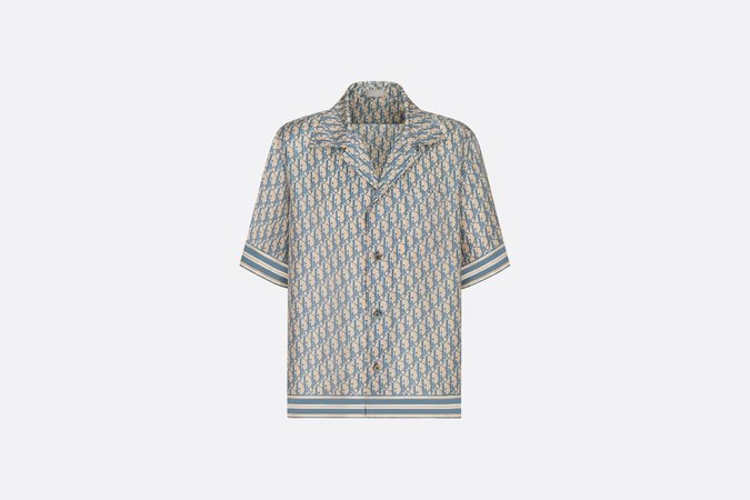 Dior Oblique Hawaiian Shirt Multicolor Silk Twill - Ready-to-Wear - Men's Fashion | DIOR