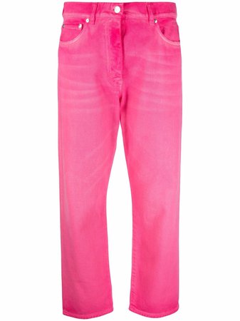 MSGM tapered cropped trousers