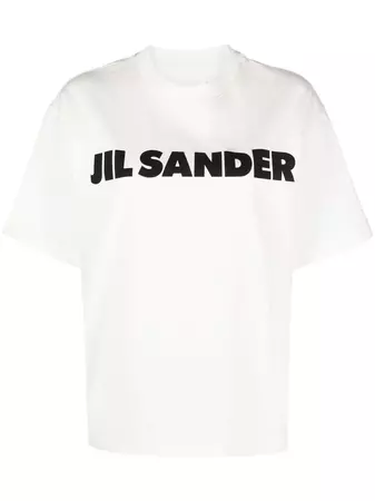 Jil Sander logo-print Detail T-shirt - Farfetch