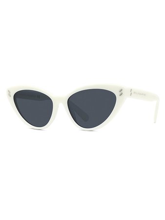 Shop Stella McCartney 55MM Cat Eye Sunglasses | Saks Fifth Avenue