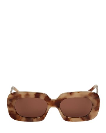 Velvet Canyon Snake Eyes Tortoiseshell Square Sunglasses | INTERMIX®