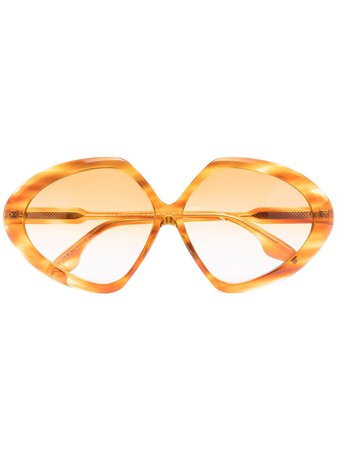 Victoria Beckham Eyewear Butterfly oversized sunglasses - Farfetch
