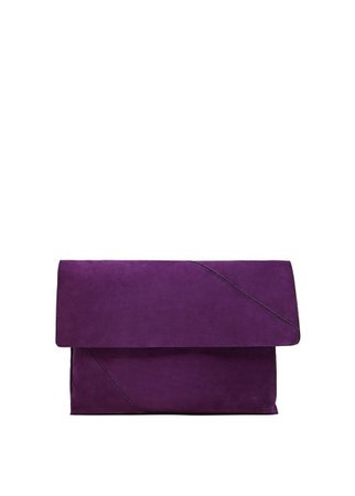 MANGO Leather envelope bag