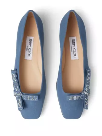 Jimmy Choo Veda bow-detail Ballerina Shoes - Farfetch