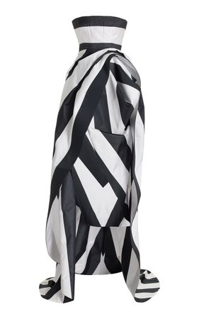 Asymmetric Strapless Gown By Carolina Herrera | Moda Operandi