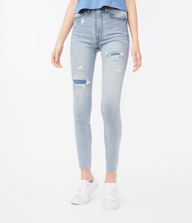 aeropostale Premium Seriously Stretchy Super High-Rise Slim & Thick Curvy  Ankle Jegging