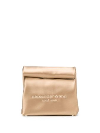gold Alexander Wang Lunch-bag clutch with Express Delivery - Farfetch