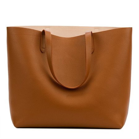 Classic Structured Leather Tote | Cuyana