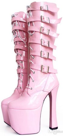 Pink Platform Heel