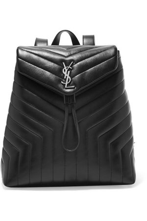 SAINT LAURENT | Loulou medium quilted leather backpack | NET-A-PORTER.COM