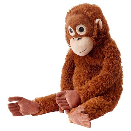 DJUNGELSKOG Soft toy, orangutan - IKEA