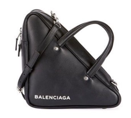 Black Balenciaga Triangle Bag