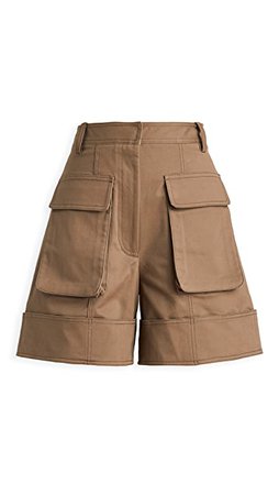 Tibi Cuffed Cargo Shorts | SHOPBOP