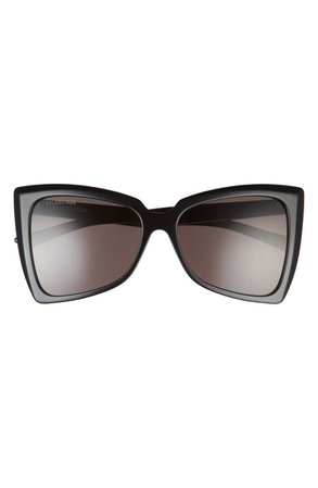 Balenciaga 57mm Butterfly Sunglasses | Nordstrom