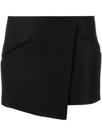 KHAITE Ver Asymmetric raw-cut Wrap Skirt - Farfetch