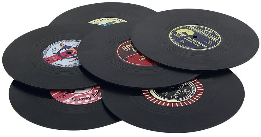 Vinyl Coasters Rockabilly Coaster | EMP