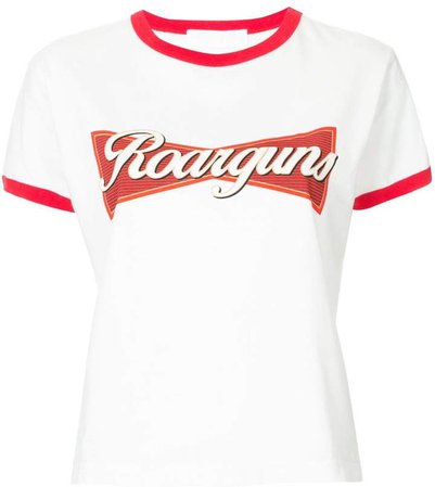 Roarguns logo print T-shirt