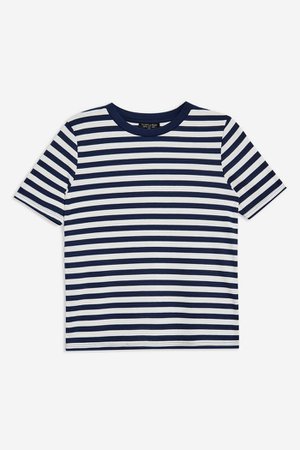 Premium Striped T-Shirt | Topshop White
