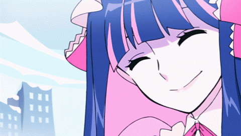Stocking blushes | Panty and Stocking | Know Your Meme