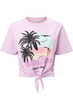 Miss Selfridge Venice Beach T-shirt