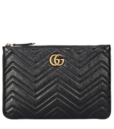 Gg Marmont Quilted Leather Clutch | Gucci - mytheresa.com
