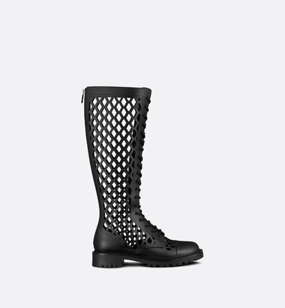 D-Trap Boot Beige Matte Calfskin - Shoes - Women's Fashion | DIOR