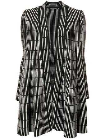 Antonino striped print cardigan-coat
