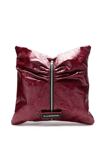 À La Garçonne À LA GARÇONNE + KALLINE leather cushion bag - FARFETCH