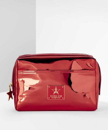 Jeffree Star Cosmetics Makeup Bag Reflective Red at BEAUTY BAY