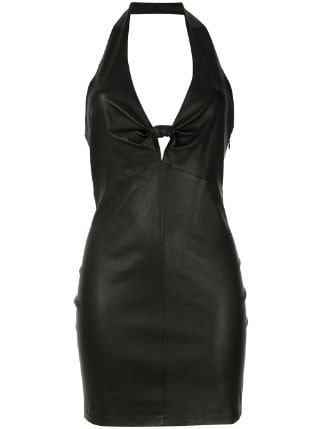 T By Alexander Wang stretch halter dress $1,038 - Buy SS19 Online - Fast Global Delivery, Price