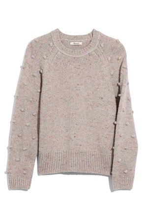 Madewell Palmroy Bobble Sleeve Pullover Sweater | Nordstrom