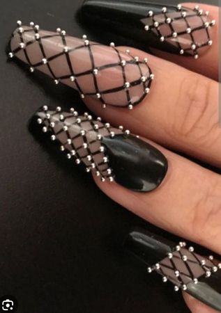 Classy Black Nails