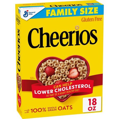 Cheerios Whole Grain Oat Breakfast Cereal - 18oz - General Mills : Target