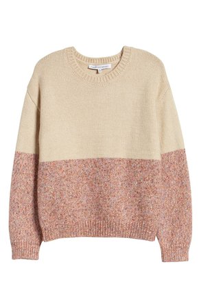 cupcakes and cashmere Carmel Colorblock Sweater | Nordstrom