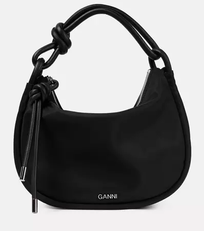 Knot Shoulder Bag in Black - Ganni | Mytheresa