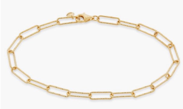 Alta Textured Chain Bracelet Monica Vinader