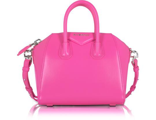 Givenchy Antigona Mini Pink Calfskin Leather Tote - Tradesy