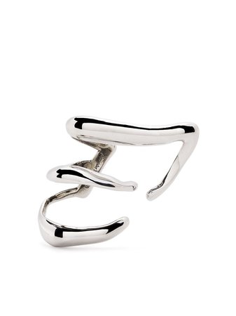 Shop silver Alexander McQueen triple ear cuff earring with Express Delivery - Farfetch