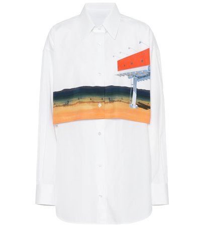 Printed Cotton Shirt - Calvin Klein 205W39NYC | mytheresa