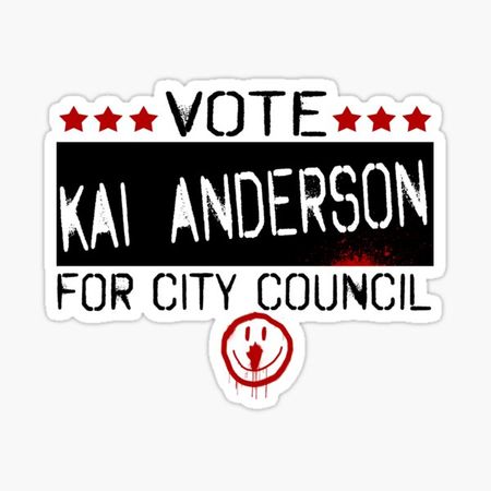 morrisoncoreborn -  vote kai anderson ahs cult sticker