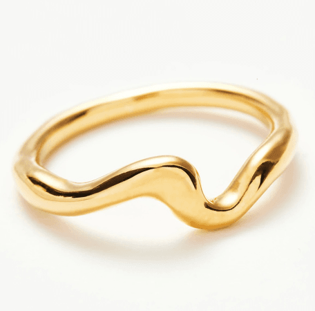 missoma | Molten Wave Stacking Ring