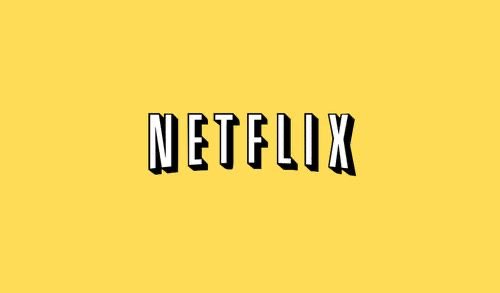 yellow Netflix logo aesthetic
