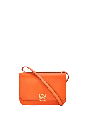 Loewe - Goya bag in Orange silk calfskin