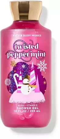 Twisted peppermint body wash