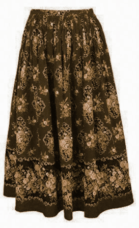 floral maxi skirt