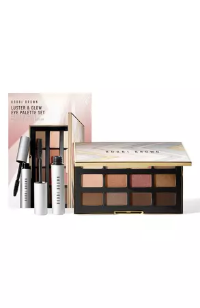 Bobbi Brown Luster & Glow Eyeshadow Palette & Mascara Set $170 Value | Nordstrom