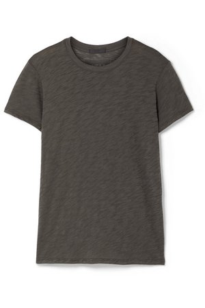 ATM Anthony Thomas Melillo | Schoolboy slub cotton-jersey T-shirt | NET-A-PORTER.COM